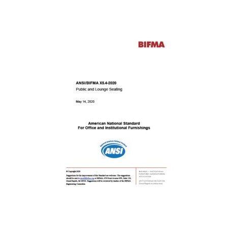 BIFMA X5.4-2020