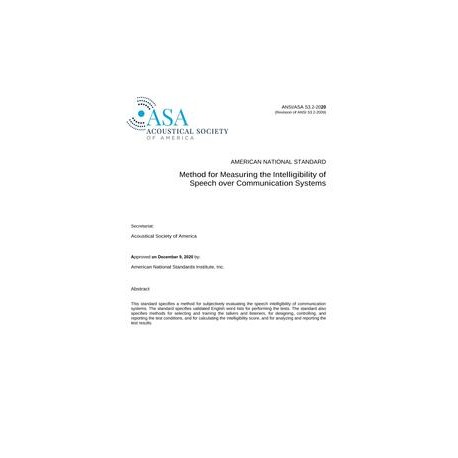 ASA S3.2-2020