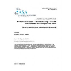 ASA S2.81-2019/Part 14/ ISO 21940-14:2012