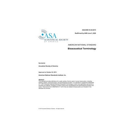 ASA S3.20-2015 (R2020)