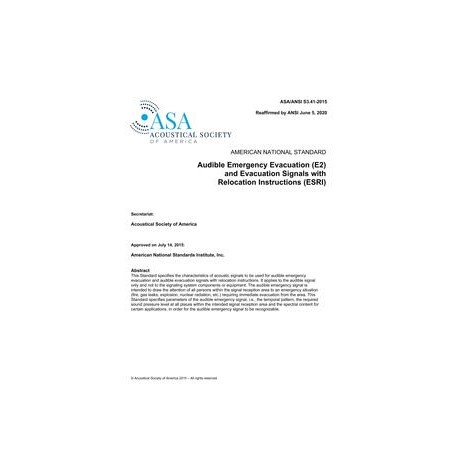 ASA S3.41-2015 (R2020)