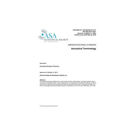 ASA S1.1-2013 (R2020)