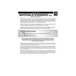 MPIF Standard 35 - Injection Molded - Addendum