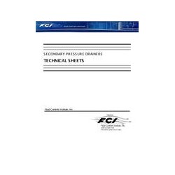 FCI Secondary Pressure Drainers - Technical Sheets