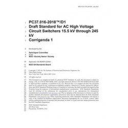 IEEE C37.016-2018/Cor 1-2021