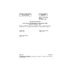 MIL MIL-DTL-11484/179B Notice 1 - Inactivation