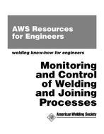 Monitoring and Control of Welding and Joining Processes