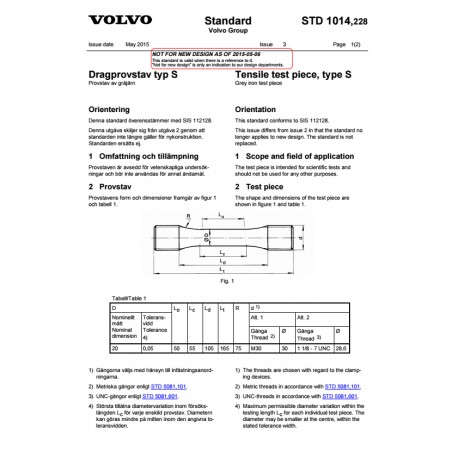 VOLVO STD 1014,228 0