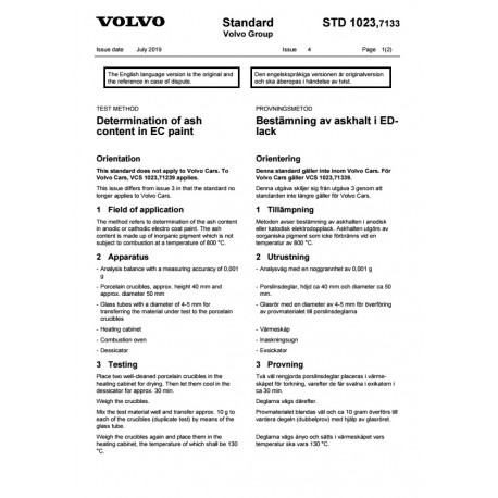 VOLVO STD 1023,7133 0