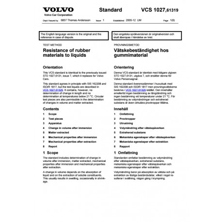 VOLVO STD 1027,61319 0