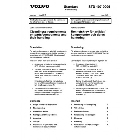 VOLVO STD 107-0006 0