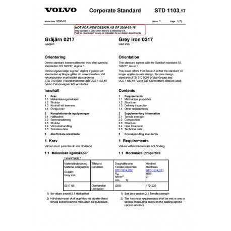 VOLVO STD 1103,17 0