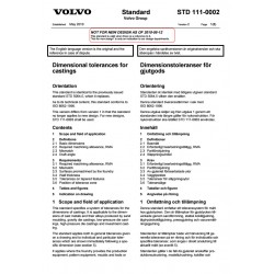 VOLVO STD 111-0002 0