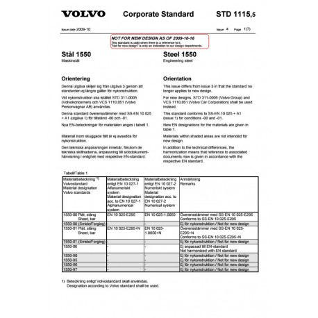 VOLVO STD 1115,5 0