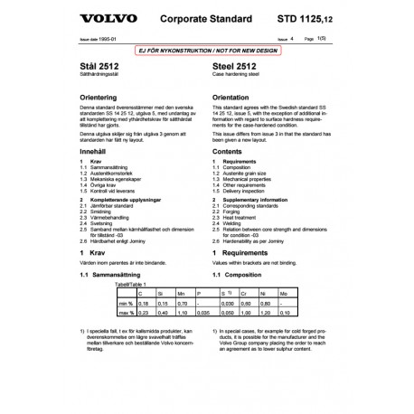 VOLVO STD 1125,12 0