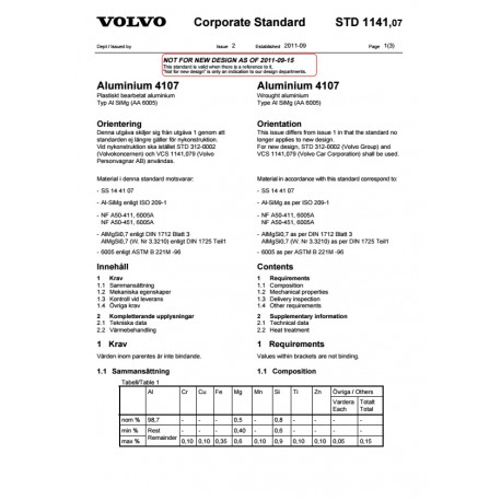 VOLVO STD 1141,07 0