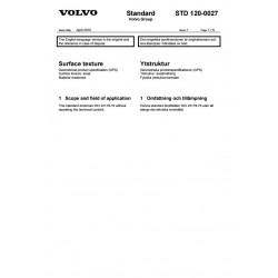 VOLVO STD 120-0027 0