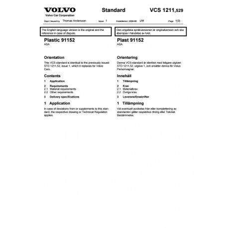 VOLVO STD 1211,529C 0