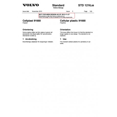 VOLVO STD 1216,68 0