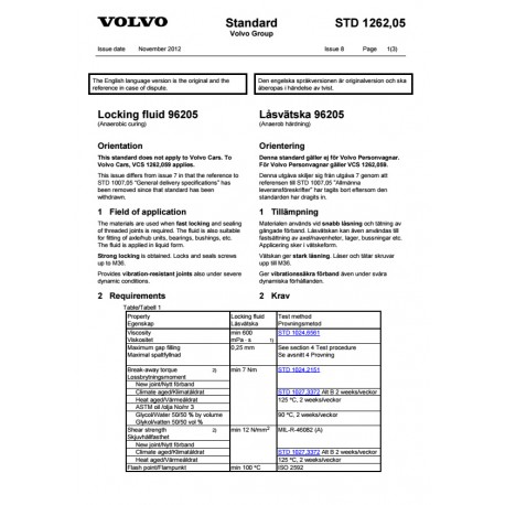 VOLVO STD 1262,05 0