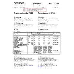 VOLVO STD 1273,001 0