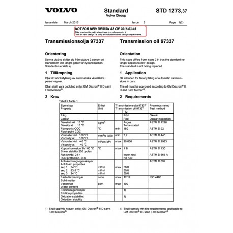 VOLVO STD 1273,37 0