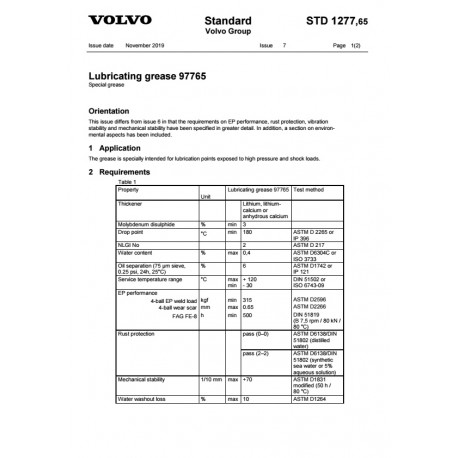 VOLVO STD 1277,65 0