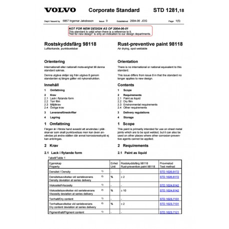 VOLVO STD 1281,18 0