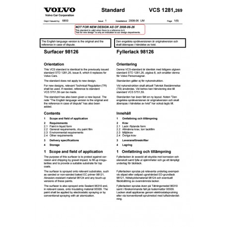 VOLVO STD 1281,269 0