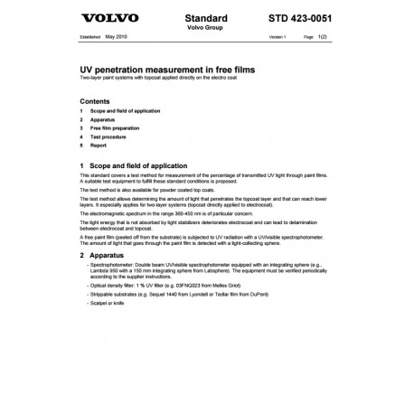 VOLVO STD 423-0051 0