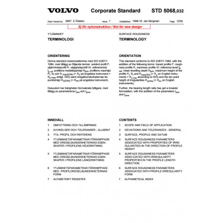 VOLVO STD 5068,032 0