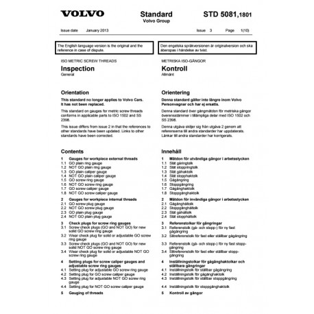 VOLVO STD 5081,1801 0