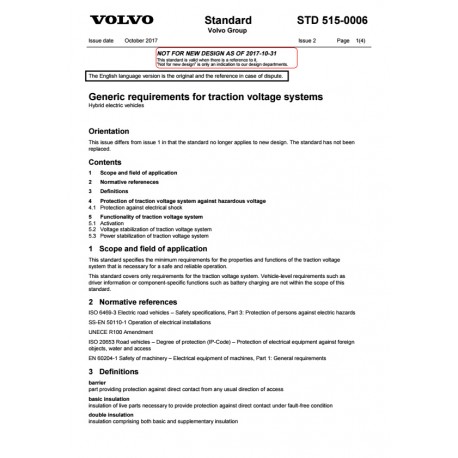 VOLVO STD 515-0006 0