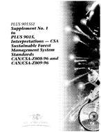 CSA PLUS 9015S1 (1st ed. pub 1998)